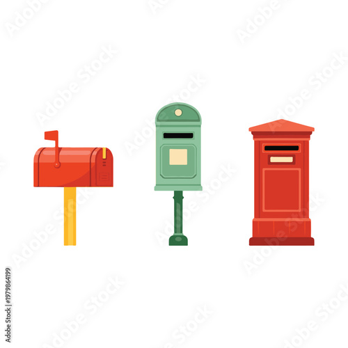 red post box