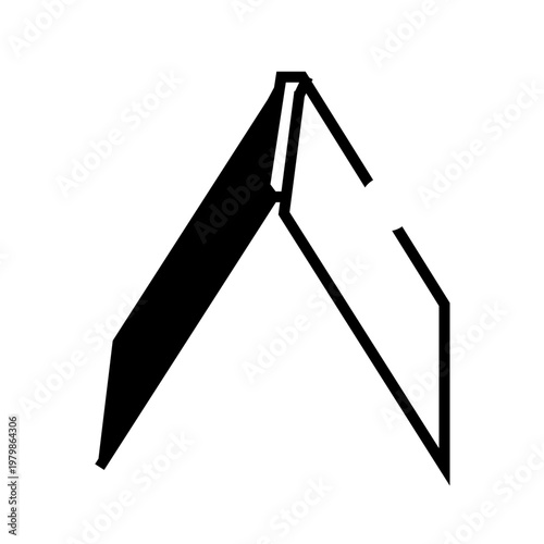 vector illustration of a notebook drawing vector illustration