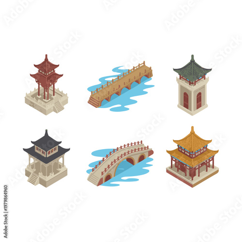 vector illustration of a temple