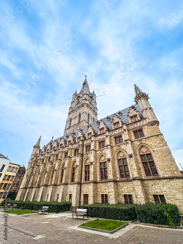 Traditional Cathedral building in Ghent, Belgium
