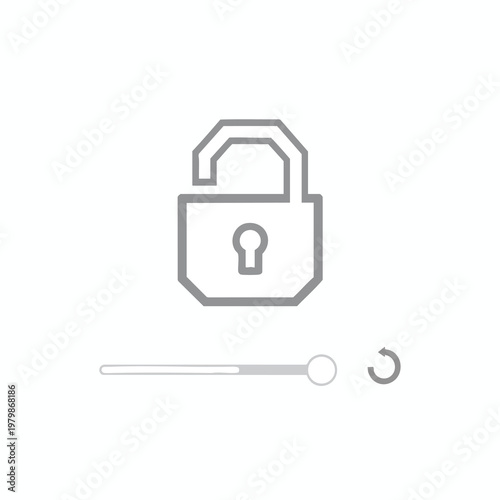 Close up of a Modern Padlock Securing a Chain on a Metal Gate