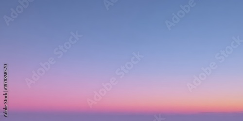 Soft Pastel Sky at Sunset with Hues of Pink, Blue, and Purple
