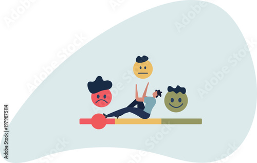 Dissatisfaction, dislike or negative feedback, angry customer or dissatisfied employee, angry review, disappointment rating or complaint concept.person's life situation and his activities.