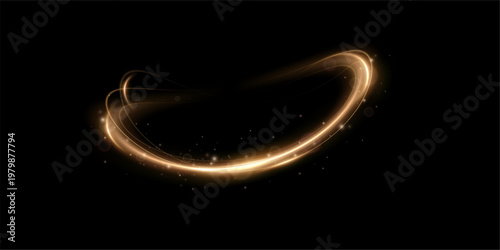 Sparkle, glow, shimmer, twist, magic in a soft golden swirling light PNG overlay