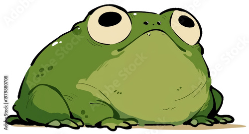 Cute frog lurking | emoji | emote