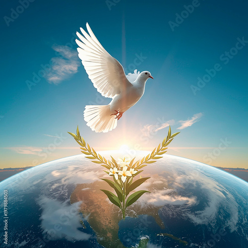 white swan on the water. generative AI.