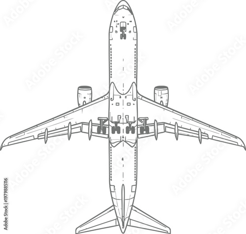 An airplane is flying through clear skies with its landing gear down.