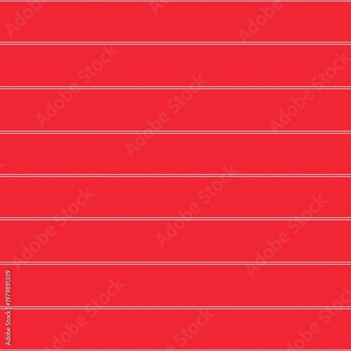 Seamless Vibrant Summer Red Mini Double Horizontal Stripes Pattern