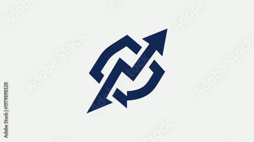 Free Download Abstract Arrow and Geometric Symbol for Business - GFXLoad