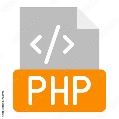 Php Vector Flat Icon Design
