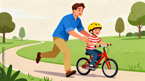 Dad_Teaching_Son_Bicycle (1)