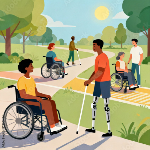 Diverse People Accessibility