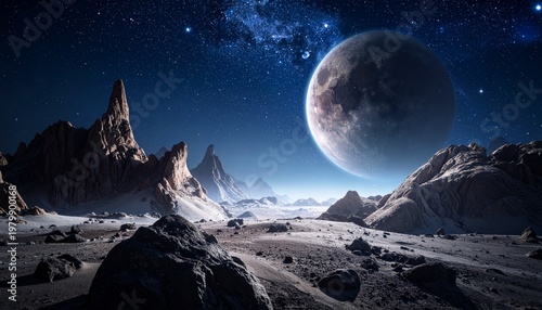 Unknown landscapes of outer space, somewhere far away　遥かどこかの宇宙の知られざる景色