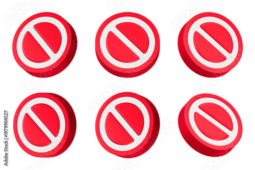 stop mark icon 3d render circle button Free Download stop mark icon 3d render circle button - GFXLoad
