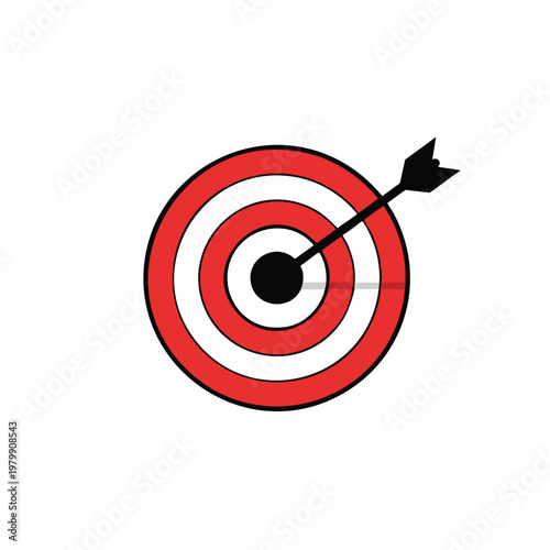Precision Archery Target with Arrow Hit for Competitive Shooting and Practice