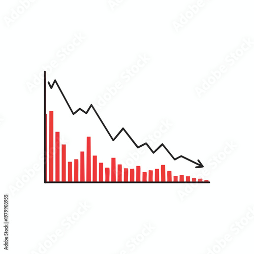 Digital Data Analysis with Line Chart and Bar Graph Visualization