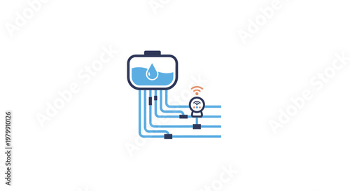 Water Tank Plumbing System Control Valve.