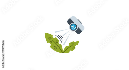 Smart Watering System For Green Leaves.