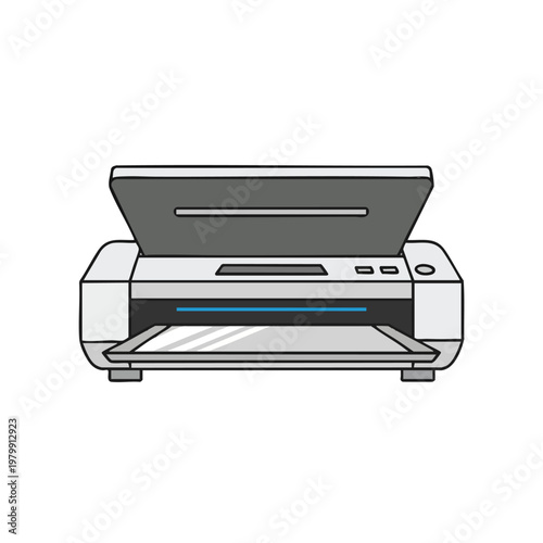 Modern Desktop Inkjet Printer for Home and Office Use