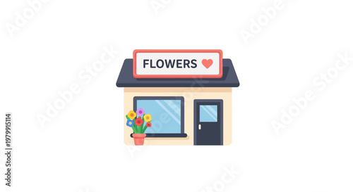 Colorful bouquet in a pot.