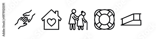 Collection of Care and Safety Icons