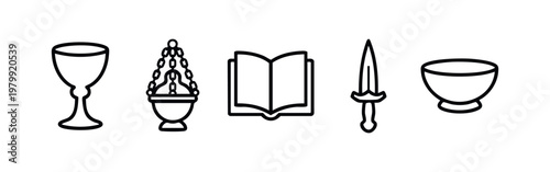 Sacred and Mystical Objects Icons