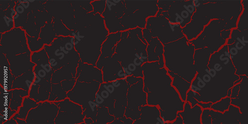 black red dragon decal brush fire volcano lava sakura Asia Japan anime style illustration sporty background banner, vector.