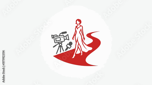 Fashion Show with Media Coverage Icon