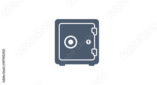 Secure Metal Safe Box Container.