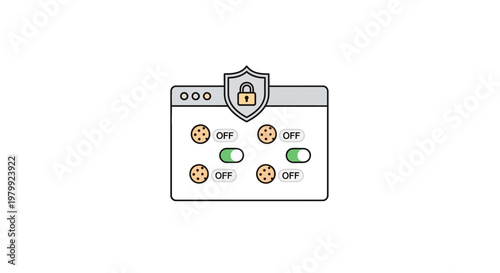 Security settings panel with shield icon.