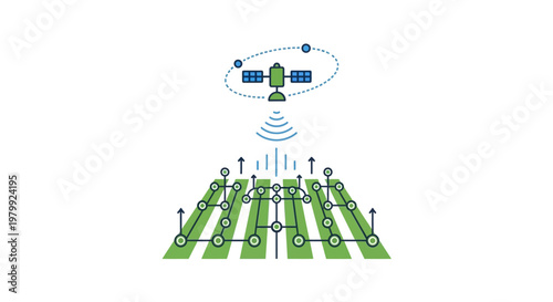 Smart Farm Technology Agriculture Concept.