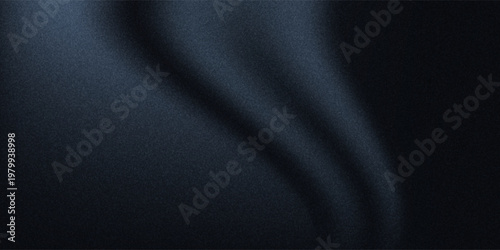 Black dark blue gray white abstract background. Gradient. Noise grain granular dust particle rough grunge. Glow light. Space. Design. Template.