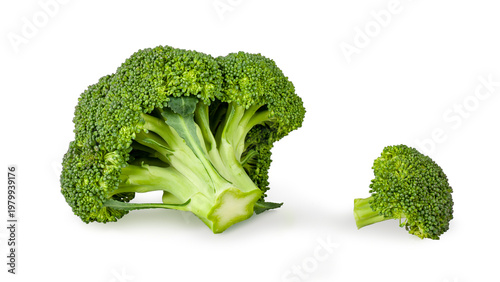 Cauliflower isolated on a white background, contour