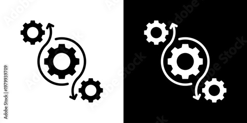 Automation Icon Set Multiple Style Collection