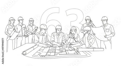 Group of soldiers gathered around a table, planning strategy.