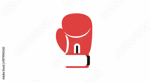 Red Boxing Glove Sports Equipment.