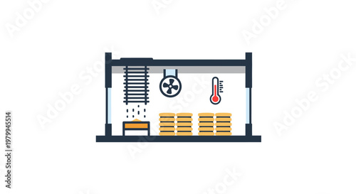 Simple cartoon sauna interior design.