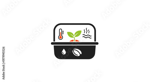 Simple coffee maker with beans.