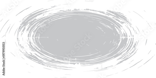 Abstract blue grunge background with ripples and liquid splashes forming a clean aqua circle of water drops and nature motion