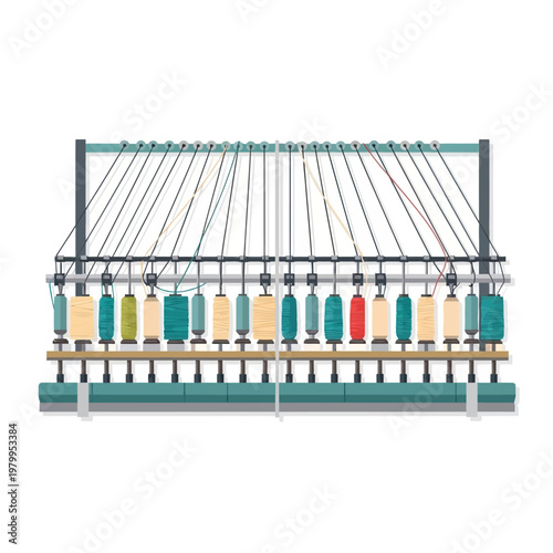 Textile Industry Spooling Machine