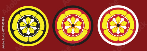 Traditional Sri Lankan Floral Emblems Vesak Lantern Lotus Motif Vector Set