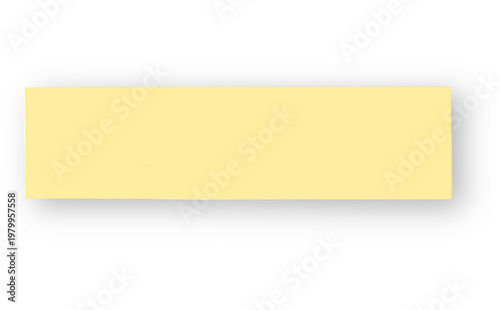 Yellow Transparent Washi Tape Strip