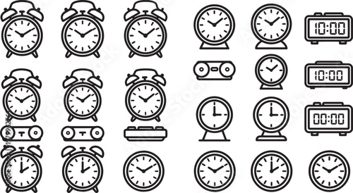 Collection of timeless timepieces, each a testament to the passage of moments and the structure of our day.