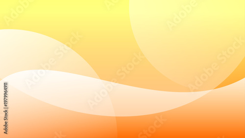 夏の爽やかオレンジグラデーション抽象背景ナチュラルデザイン素材