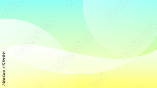 夏の爽やかグリーングラデーション抽象背景ナチュラルデザイン素材