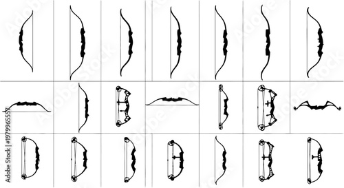 Collection of various broken glass shards and fragments on white background