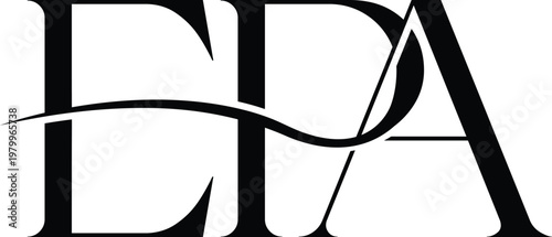 Letter EPA fashion logo design