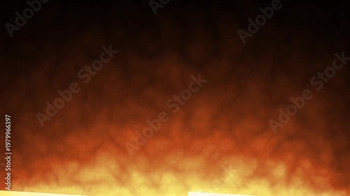Dark fiery glow texture with deep orange highlights and smoky patterns. Perfect for moody cinematic backgrounds and intense visual themes.