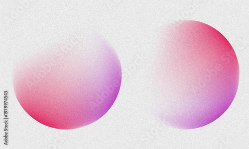 Set color circle gradient noise gradation. Abstract colorful watercolor blur mesh on isolated transparent background. Circle shape png. Gradient aura, grain neon blob noise effect vector illustration.