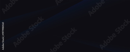 Black dark navy blue silver abstract pattern background. Geometric shape. Line triangle angle fold polygon diamond 3D. Color gradient ombre. Rough grain noise
